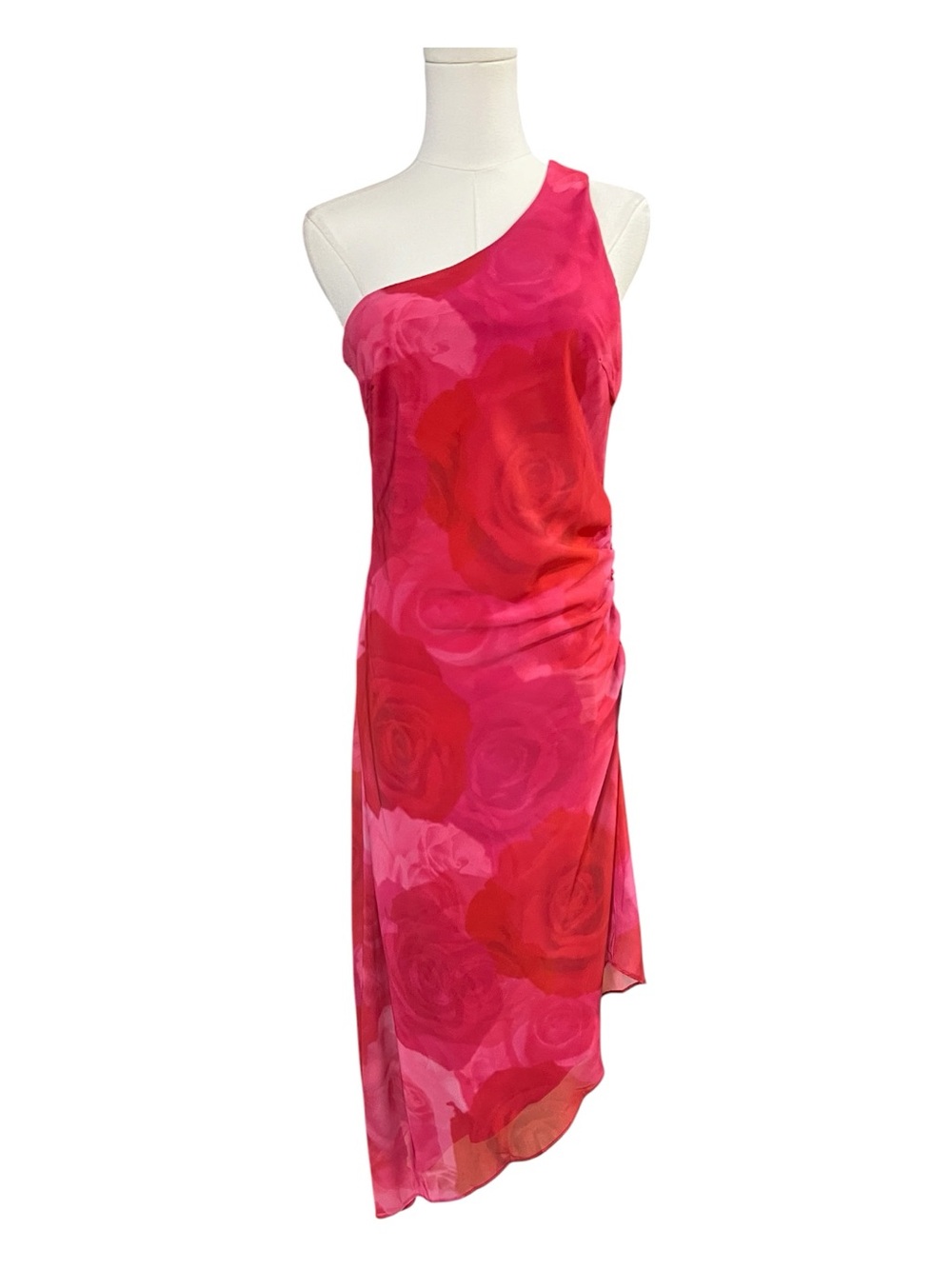 🆕 NWT Lulus Pretty Serene One-Shoulder Floral Midi Dress | Size S